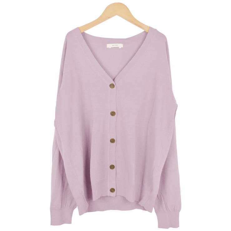 ２．10分袖×ラベンダー | カーディガン ニット レディース | terracotta