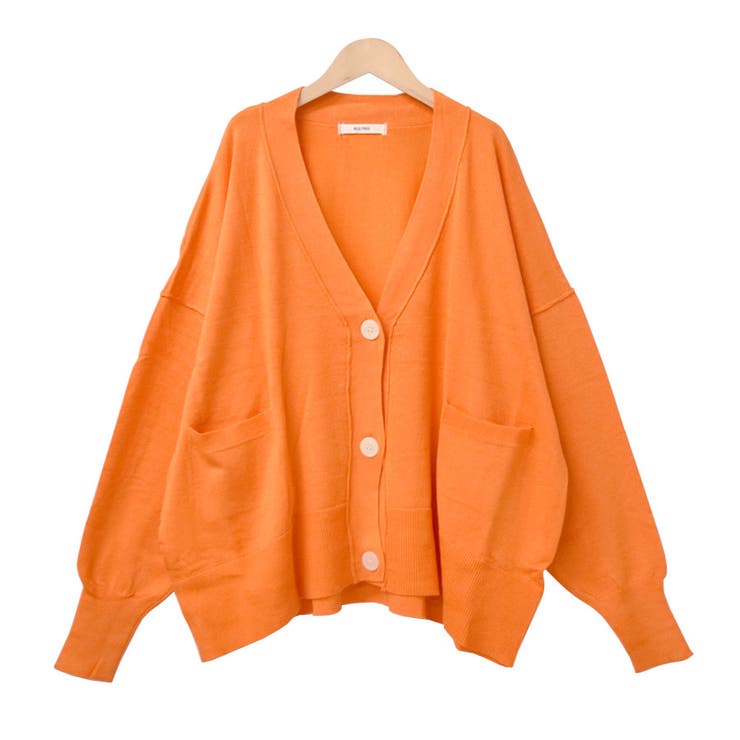 １．オレンジ | カーディガン 秋 冬 | terracotta