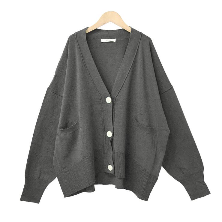 ５．チャコール | カーディガン 秋 冬 | terracotta