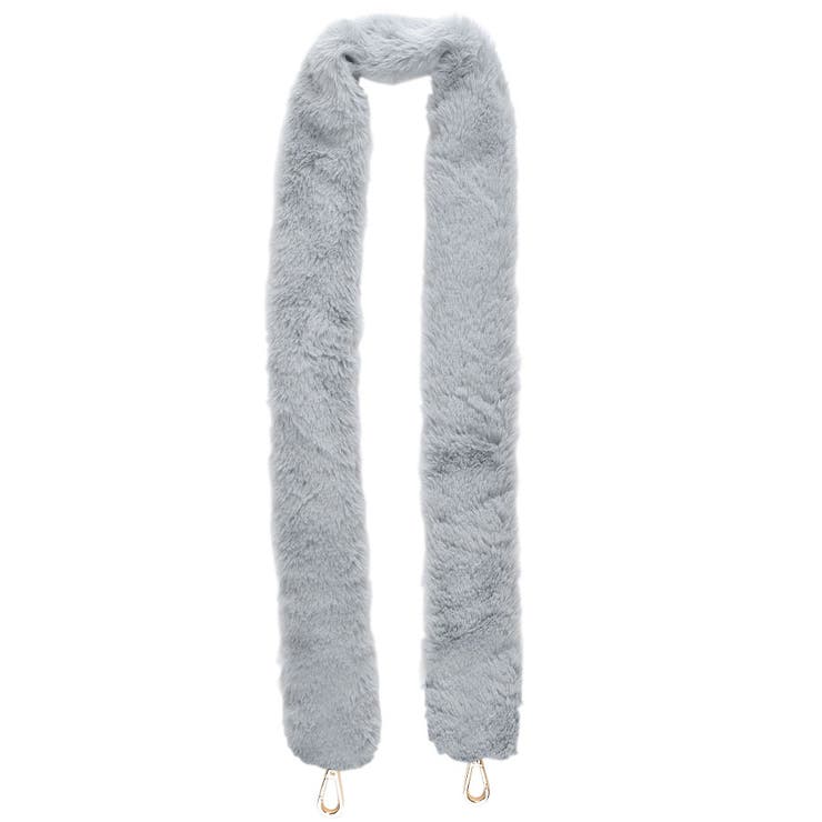 １．グレー | ファー ショルダーベルト ショルダーストラップ | terracotta