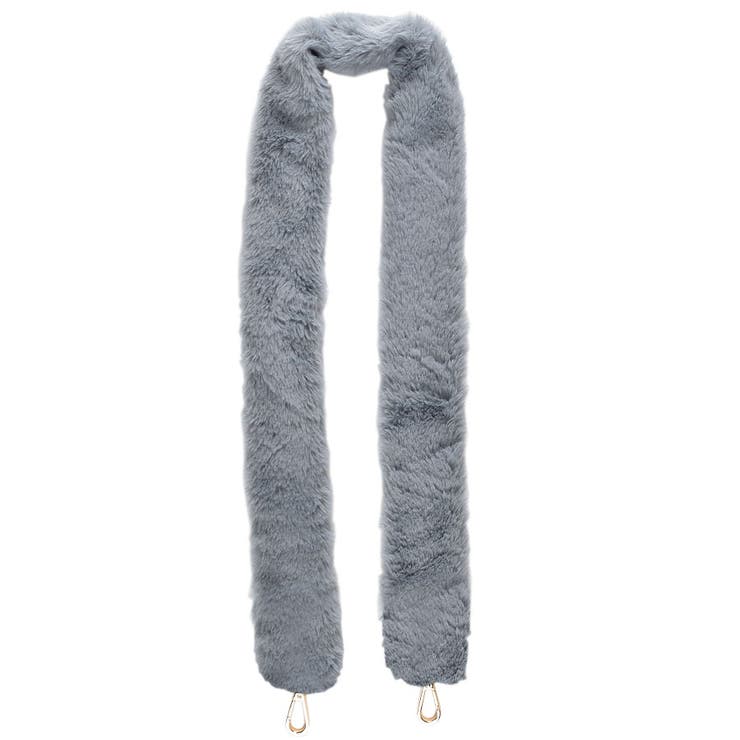 ５．ダークグレー | ファー ショルダーベルト ショルダーストラップ | terracotta