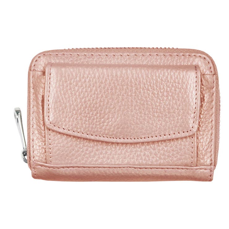 ６．ピンクベージュ | 小銭入れ付き カードケース じゃばら型 | terracotta