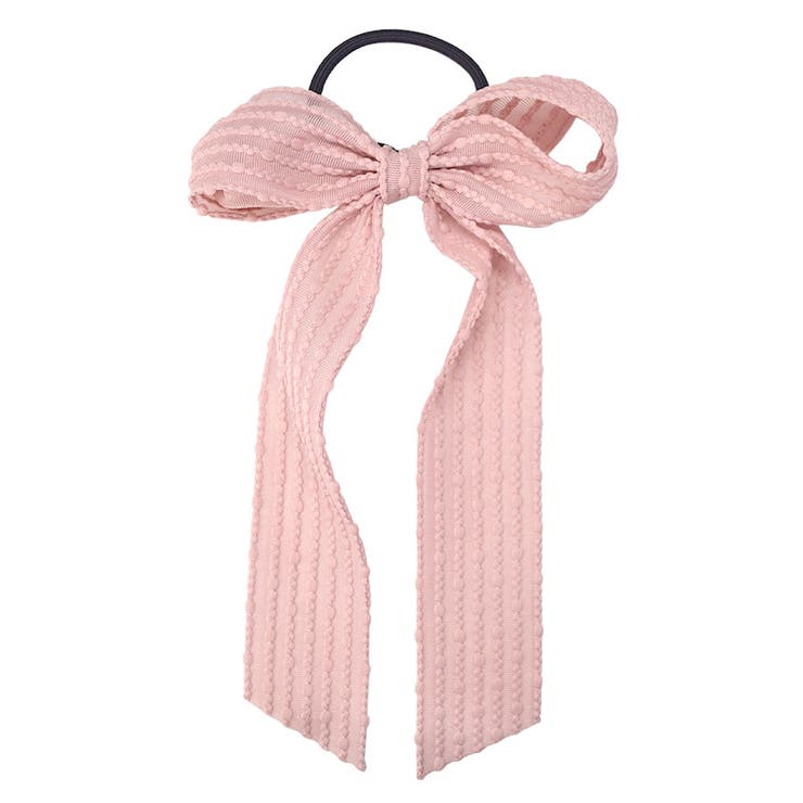 １．ピンク | BIG リボン ヘアポニー | terracotta