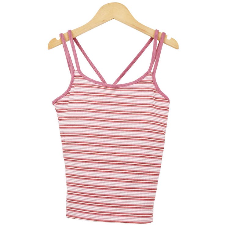 １．ピンク | キャミソール カップ付き レディース | terracotta