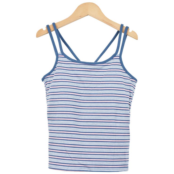 ２．ブルー | キャミソール カップ付き レディース | terracotta