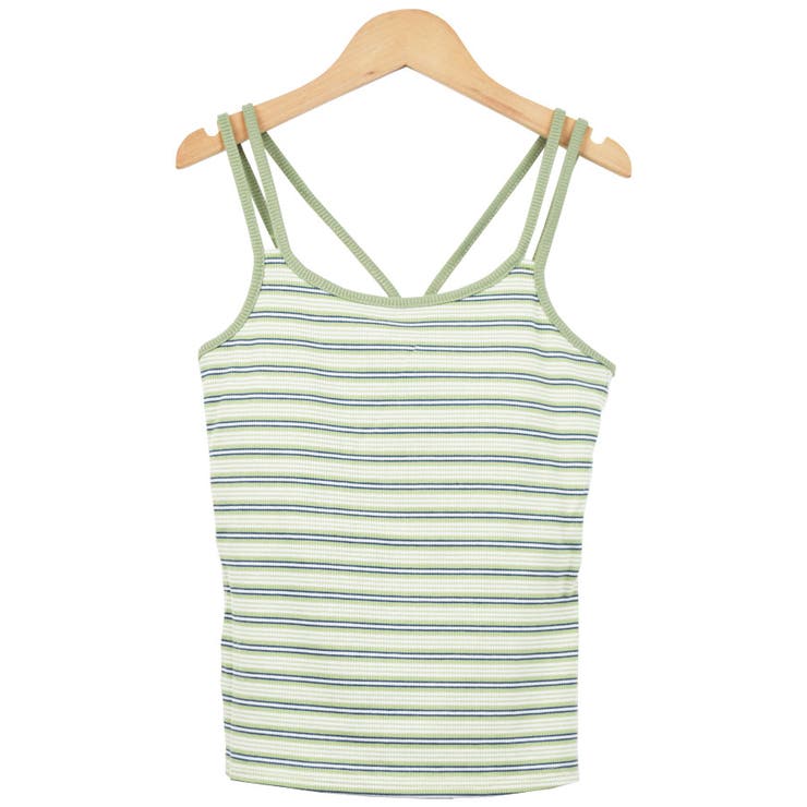 ４．グリーン | キャミソール カップ付き レディース | terracotta