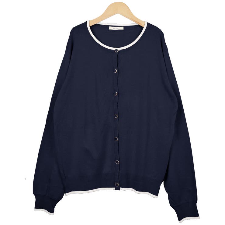 １．ネイビー | カーディガン ニット レディース | terracotta