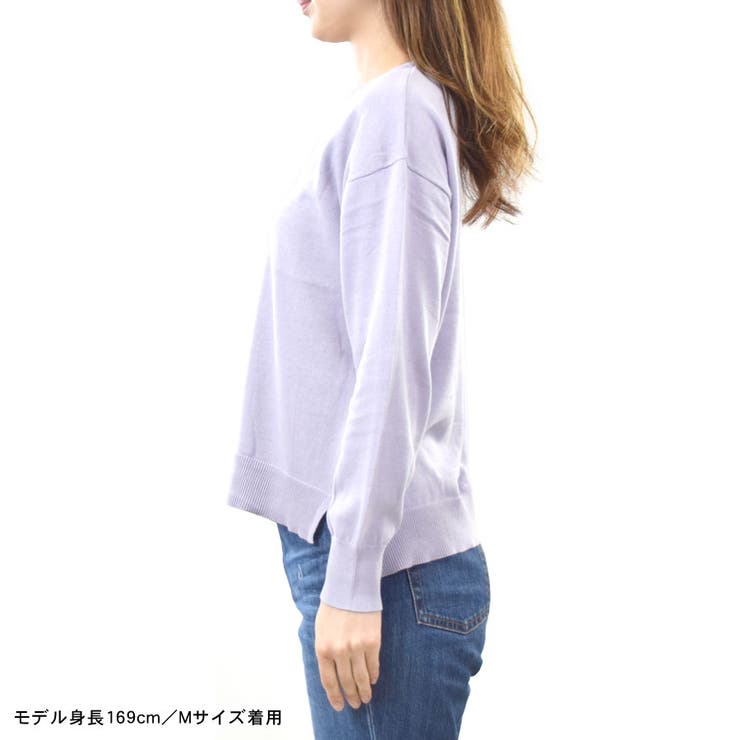 ニット ニットソー Vネック | terracotta | 詳細画像9 