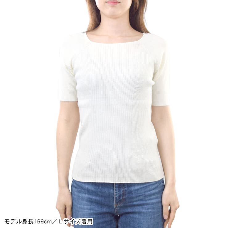 リブニット ニットソー タイト | terracotta | 詳細画像8 