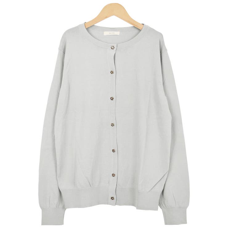 １．グレー | カーディガン ニット レディース | terracotta