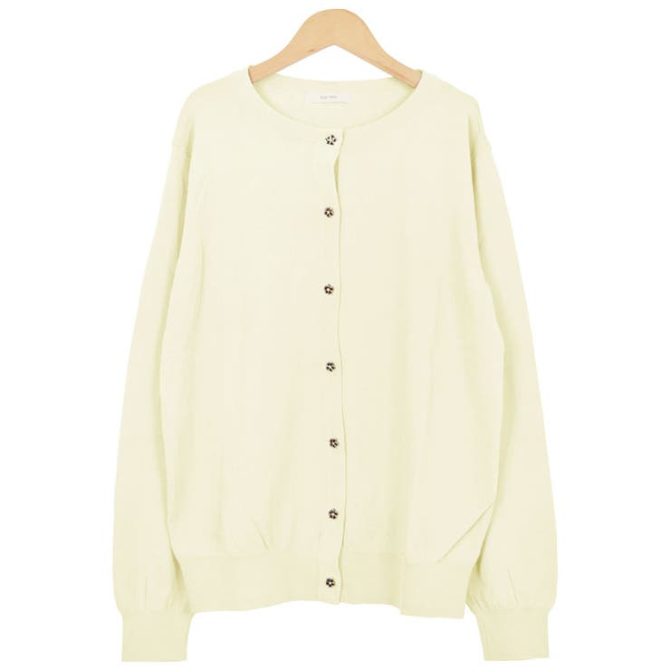 ２．ライトイエロー | カーディガン ニット レディース | terracotta