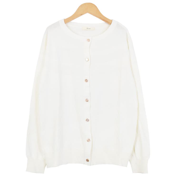 ６．ホワイト | カーディガン ニット レディース | terracotta