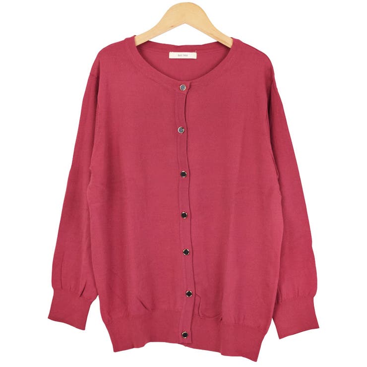 ７．ワイン（七分袖） | カーディガン ニット レディース | terracotta