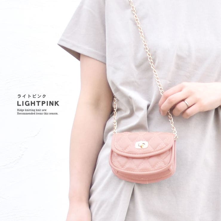 ミニポシェット キルティング チェーンバッグ | terracotta | 詳細画像11 