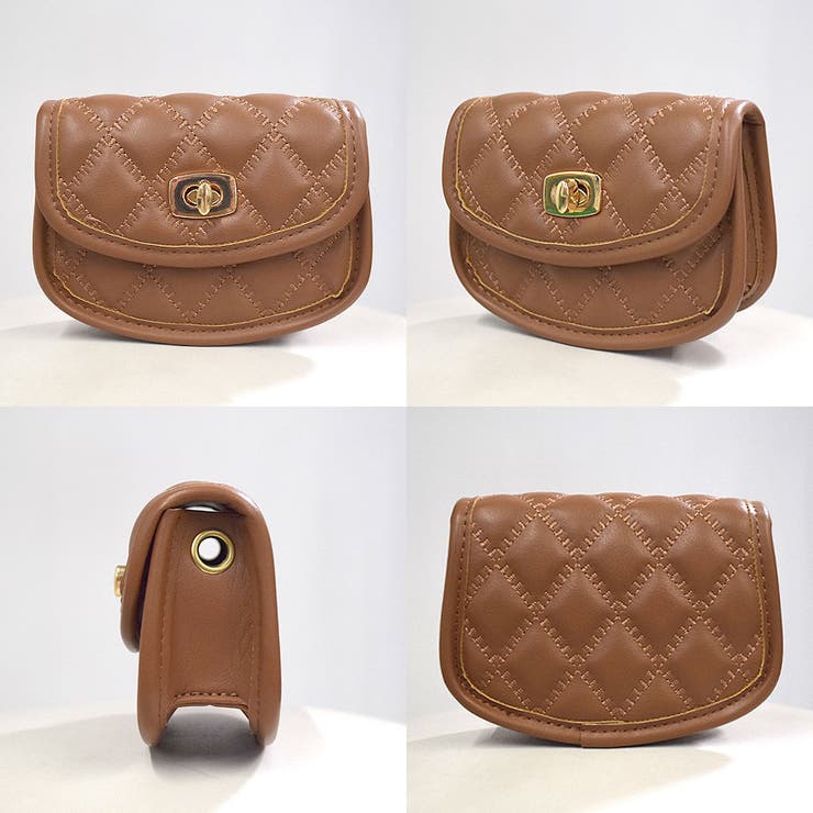 ミニポシェット キルティング チェーンバッグ | terracotta | 詳細画像13 