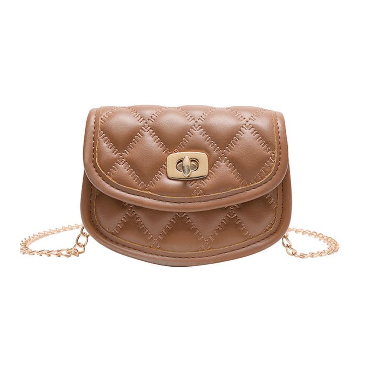 ６．ブラウン | ミニポシェット キルティング チェーンバッグ | terracotta