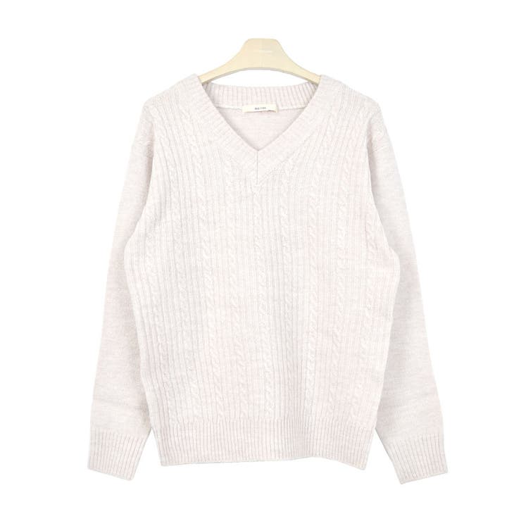 １．アイボリー | ニット セーター 秋 | terracotta