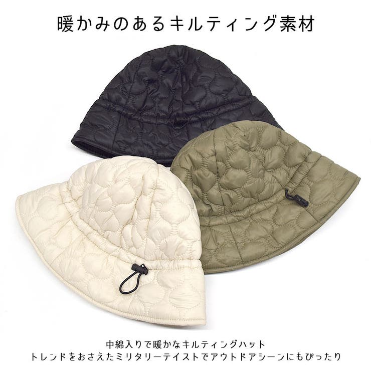 キルティング ハット 春 | terracotta | 詳細画像3 
