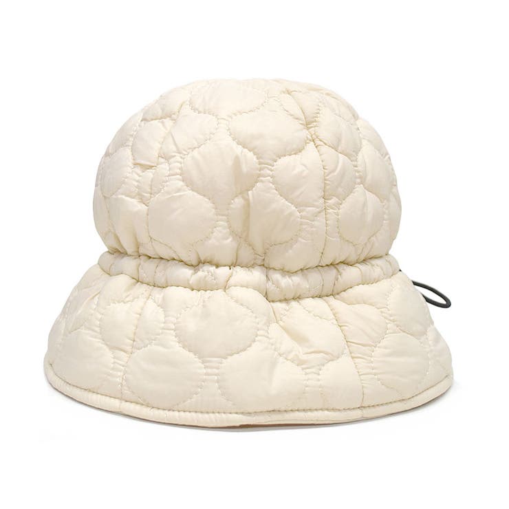 ２．アイボリー | キルティング ハット 春 | terracotta