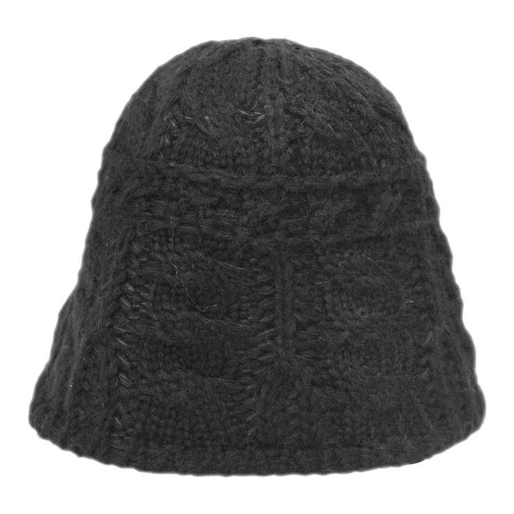 １．ブラック | バケットハット ニット帽 帽子 | terracotta