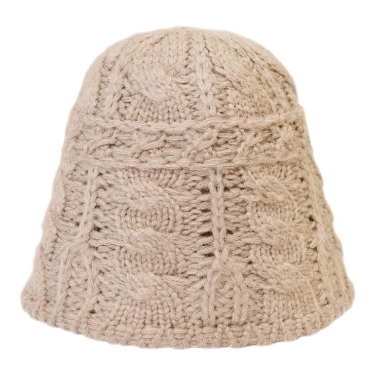 ２．ベージュ | バケットハット ニット帽 帽子 | terracotta