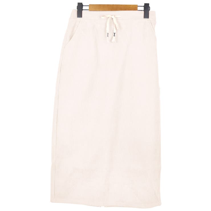 ２．アイボリー | コーデュロイ スカート ロング丈 | terracotta