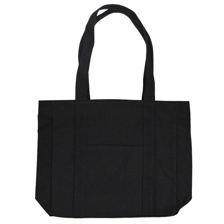 ２．ブラック | キャンバストート A4 バッグ | terracotta