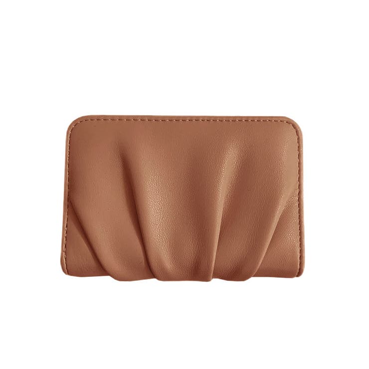 ３．キャメル | カードケース 春 ギャザー入り | terracotta