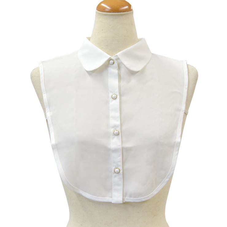 １１．丸襟シフォン白 | つけ襟 付け襟 付けえり | terracotta