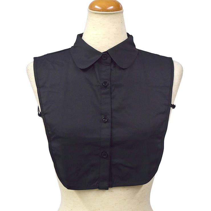 １７．丸襟ブラック | つけ襟 付け襟 付けえり | terracotta