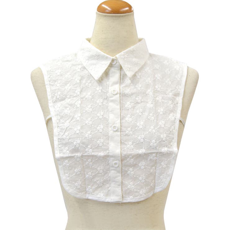 １８．角襟ガーゼアイボリー | つけ襟 付け襟 付けえり | terracotta