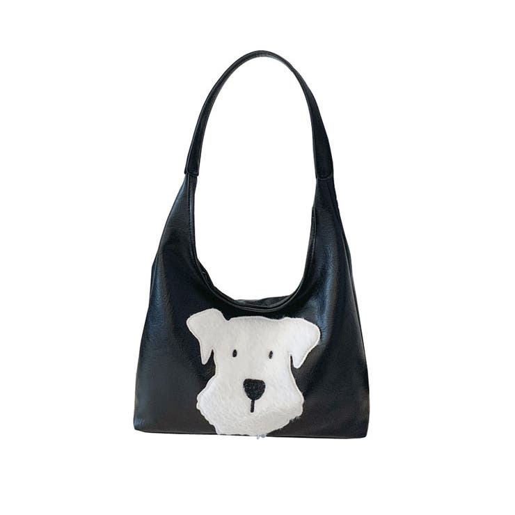 ２．ブラック | トートバッグ 犬 ワンちゃん | terracotta