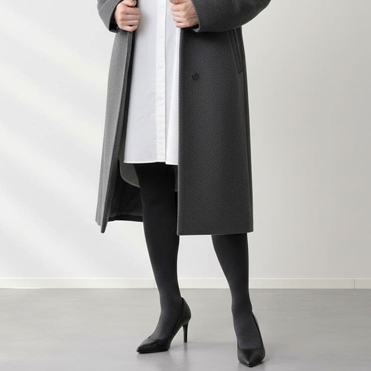 裏起毛 タイツ レギンス | terracotta | 詳細画像9 