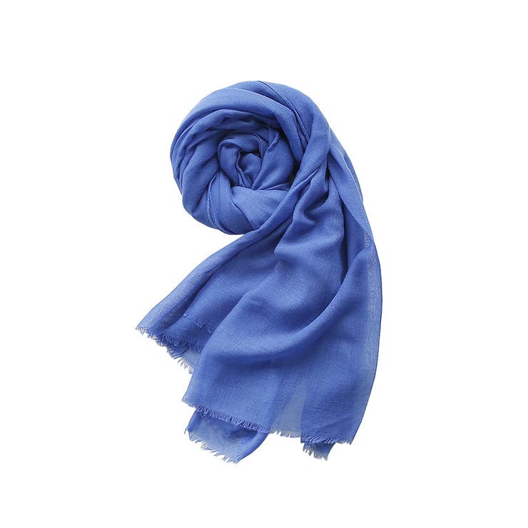 ８．ブルー | ストール 大判 秋 | terracotta