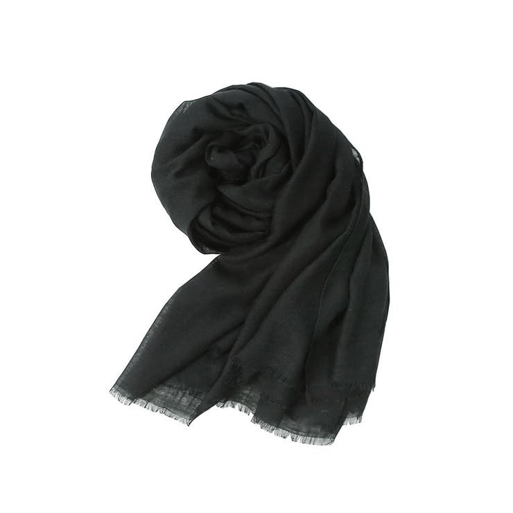 １５．ブラック | ストール 大判 秋 | terracotta