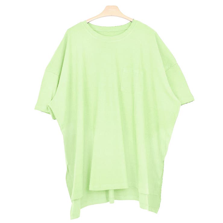 ４．丸首ネオングリーン | Tシャツ カットソー 夏 | terracotta