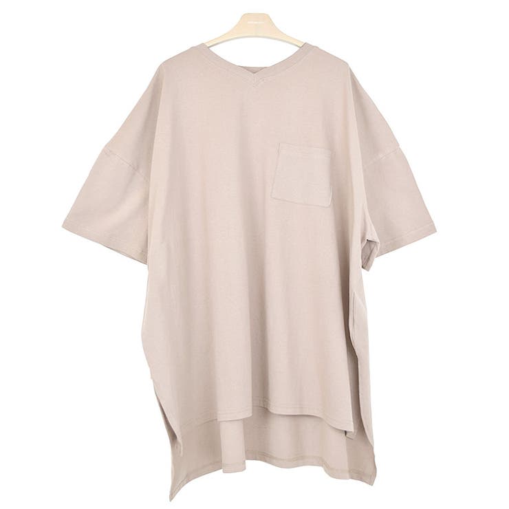 ６．Ｖ首ピンクベージュ | Tシャツ カットソー 夏 | terracotta