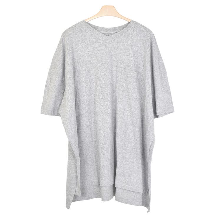 ７．Ｖ首杢グレー | Tシャツ カットソー 夏 | terracotta