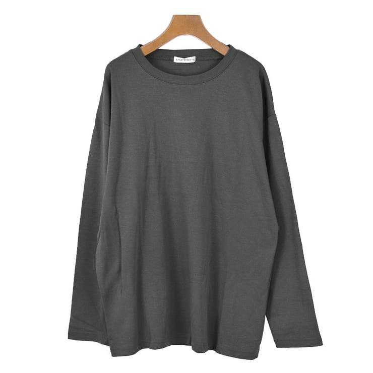 ４．チャコール | ロンT 長袖Tシャツ カットソー | terracotta