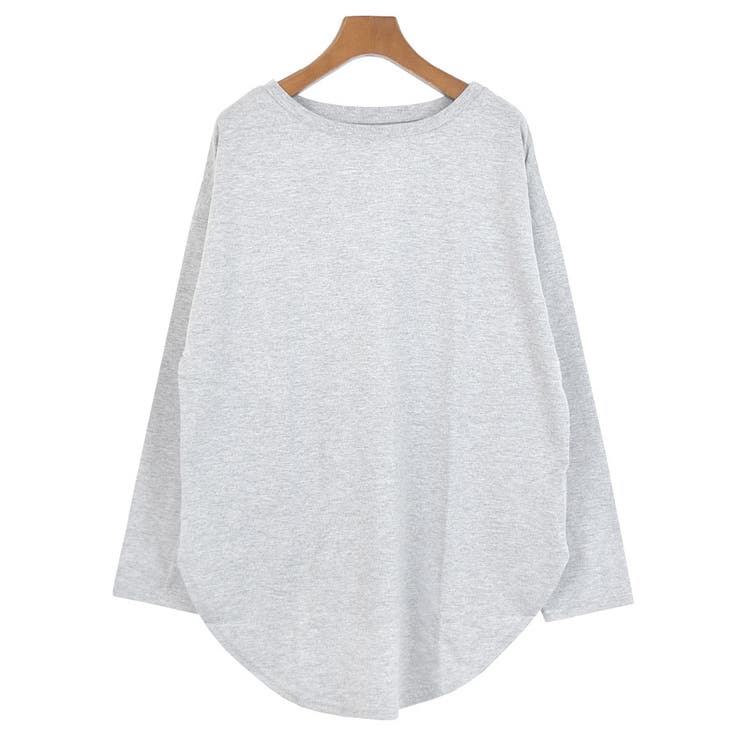 ３．杢グレー | ロンT 長袖Tシャツ カットソー | terracotta