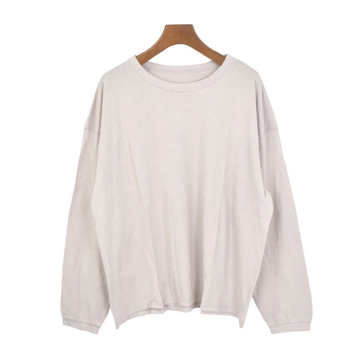 １．ベージュ | ロンT 長袖Tシャツ レディース | terracotta