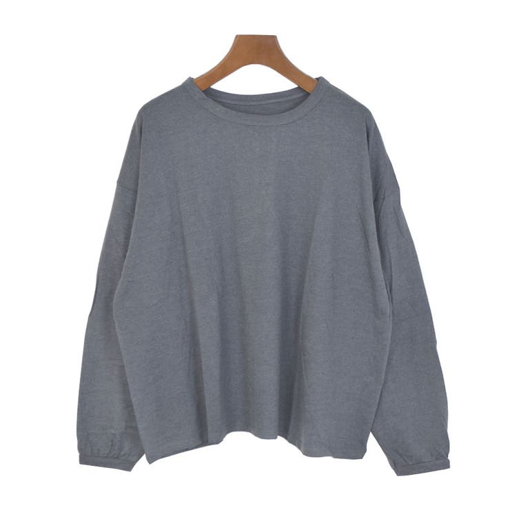 ７．チャコールグレー | ロンT 長袖Tシャツ レディース | terracotta