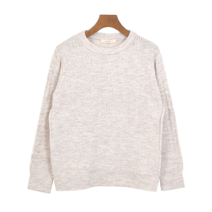 ４．ベージュ | ケーブルニット レディース セーター | terracotta