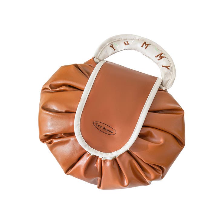 ３．ブラウン | コスメポーチ 化粧ポーチ 大容量 | terracotta