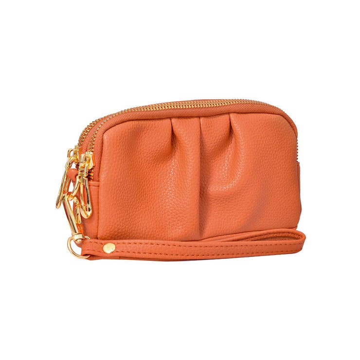 ５．オレンジ | マルチケース スマホポーチ 財布 | terracotta