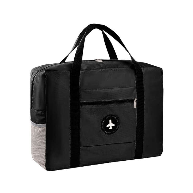 ４．ブラック | トラベルバッグ 折りたたみ キャリーオン | terracotta