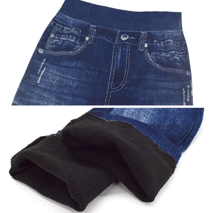 デニム風 レギンス レギンスパンツ | terracotta | 詳細画像15 