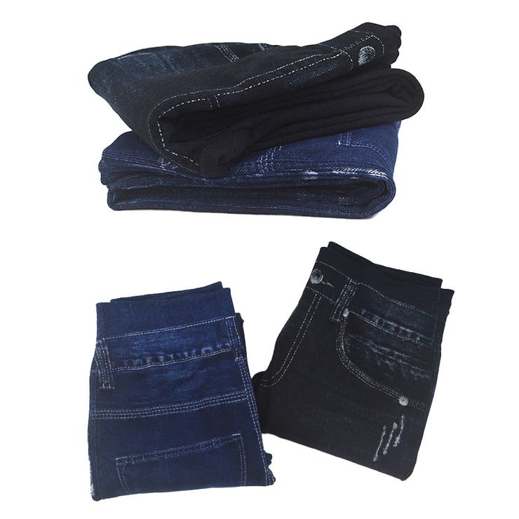 デニム風 レギンス レギンスパンツ | terracotta | 詳細画像16 