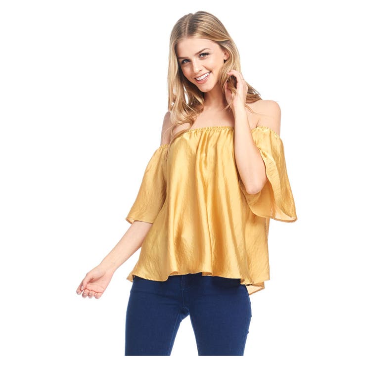 オフショルダー レディース トップス 品番 Qn Terracotta テラコッタ のレディース ファッション通販 Shoplist ショップリスト