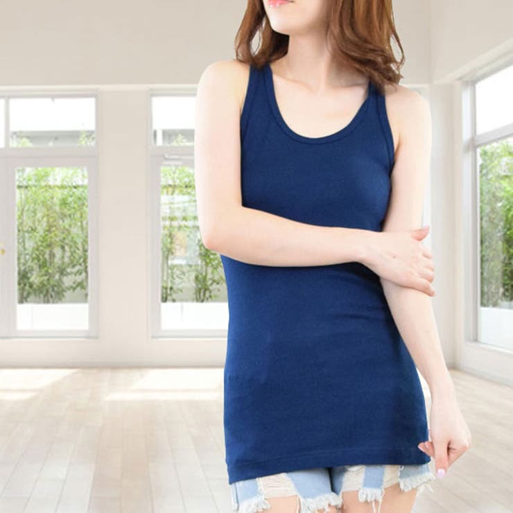 ロング丈 キャミソール タンクトップ | terracotta | 詳細画像29 